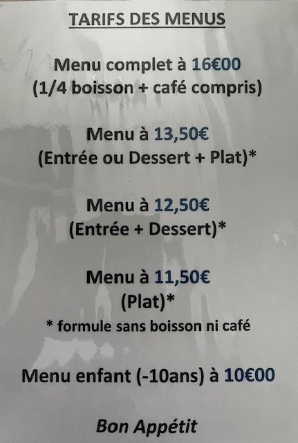 Le Rond Point - Menu Image 1